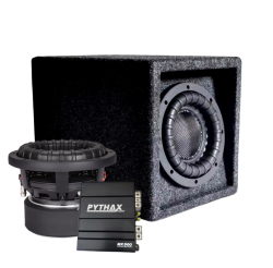 Pythax Audio loaded enclosure sub and amp uk